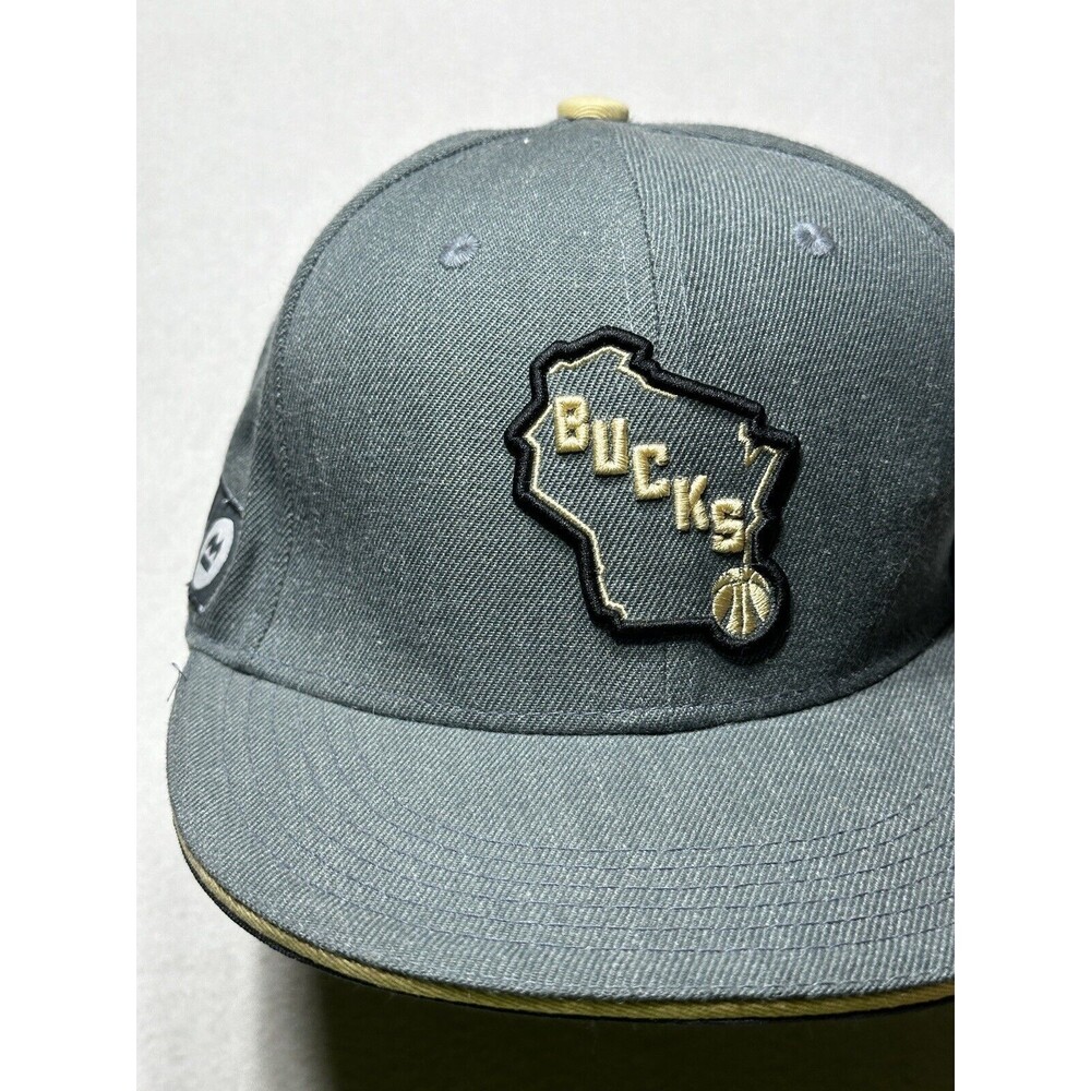 Milwaukee Bucks Basketball BMO Melonwear Baseball Cap Hat Adjustable NBA